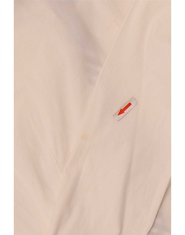 Naracamicie Womens Shirt US 0 XS White Check Cotton