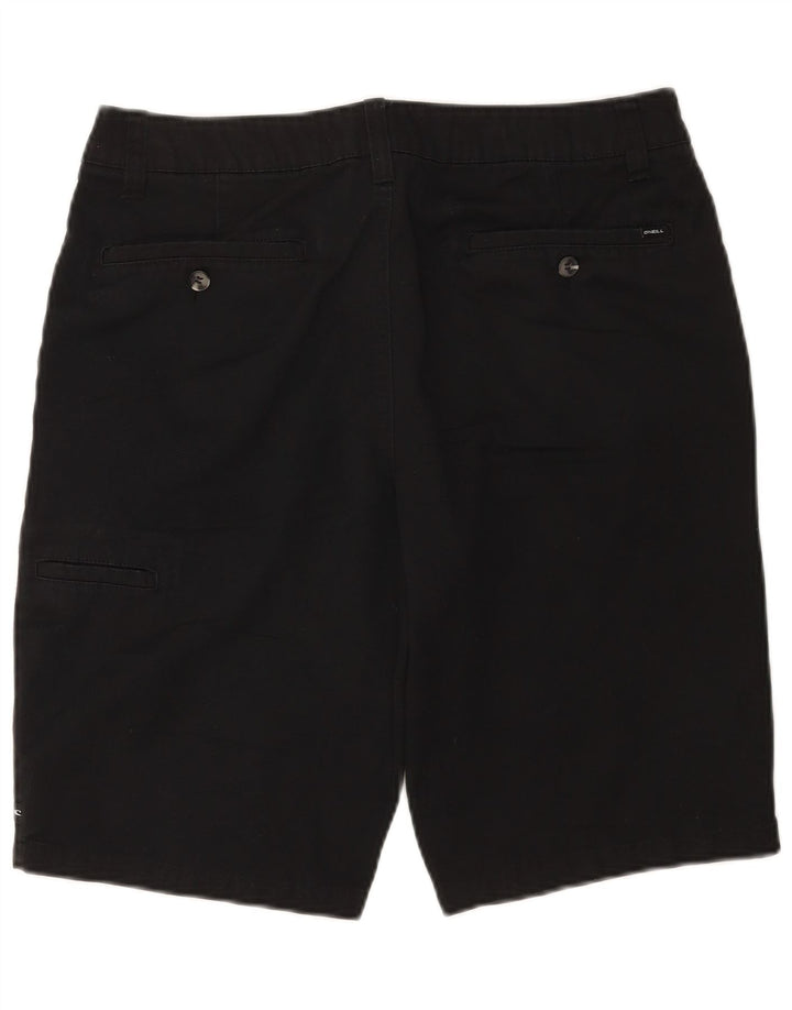 O'Neill Mens Relaxed Fit Cargo Shorts W32 Medium Black Cotton