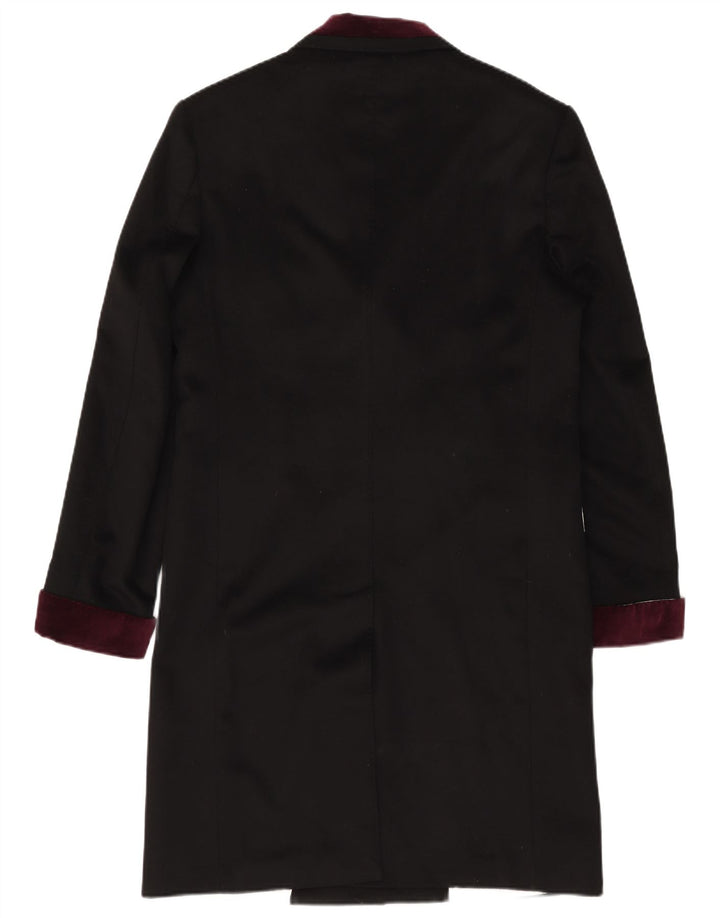 Stefano Conti Mens Overcoat IT 50 Large Black Cashmere