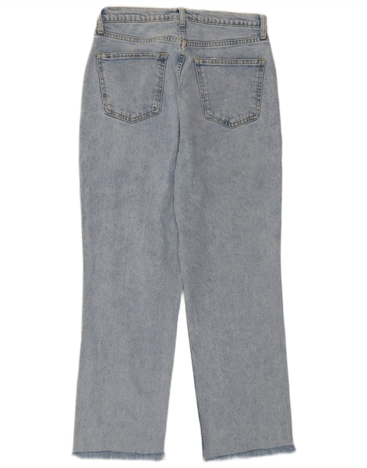 Zara Dame Straight Jeans EU 40 Medium W30 L26 Blå
