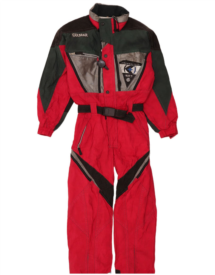Salopetă de schi cu grafică Colmar pentru bărbați IT 48 Medium Red Colorblock