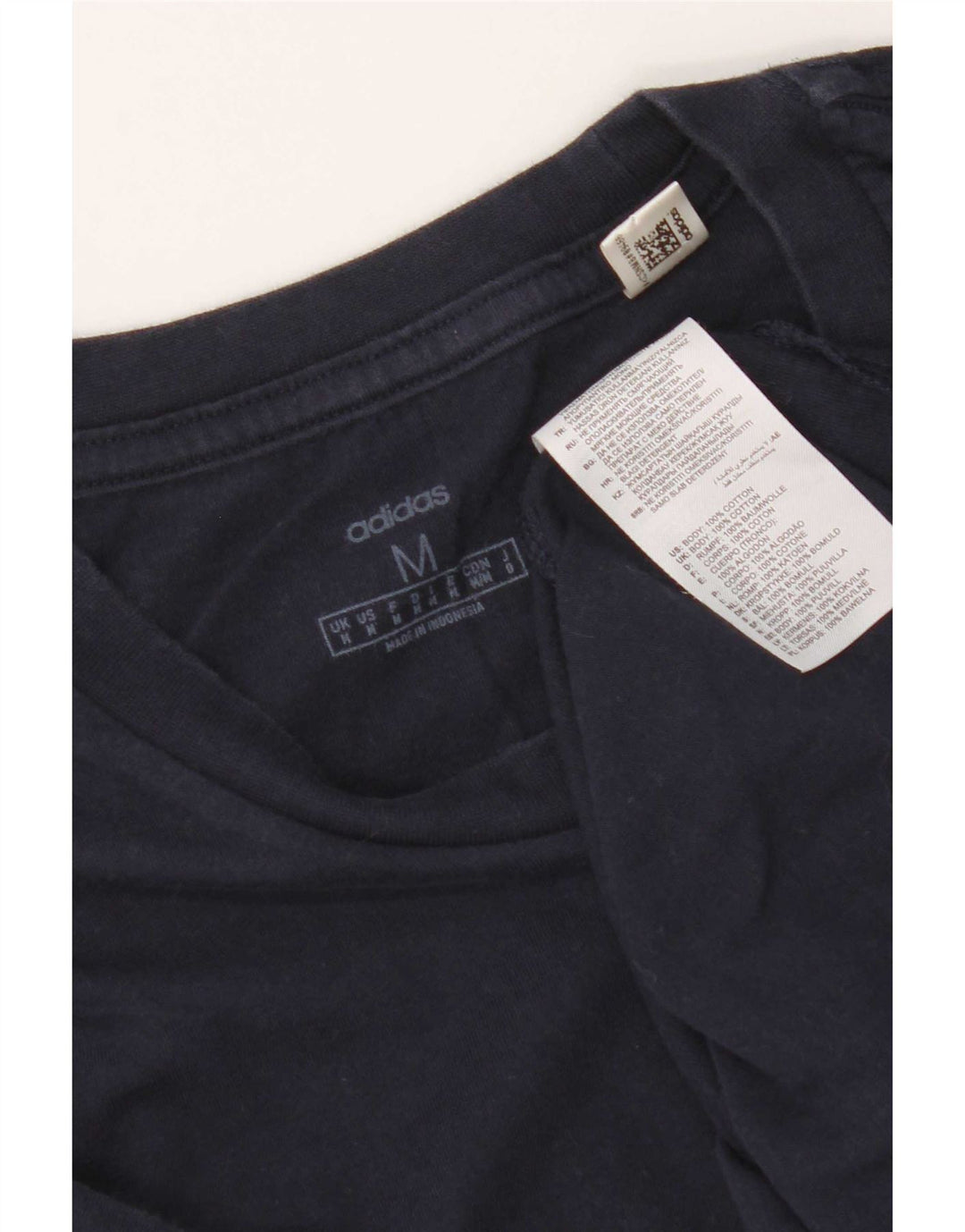 Мужская футболка Adidas Top Medium Navy Blue Хлопок