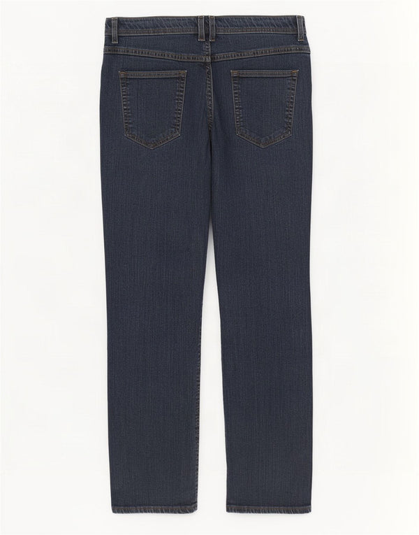 Jeans retos femininos Marks & Spencer UK 14 médio W30 L30 azul marinho