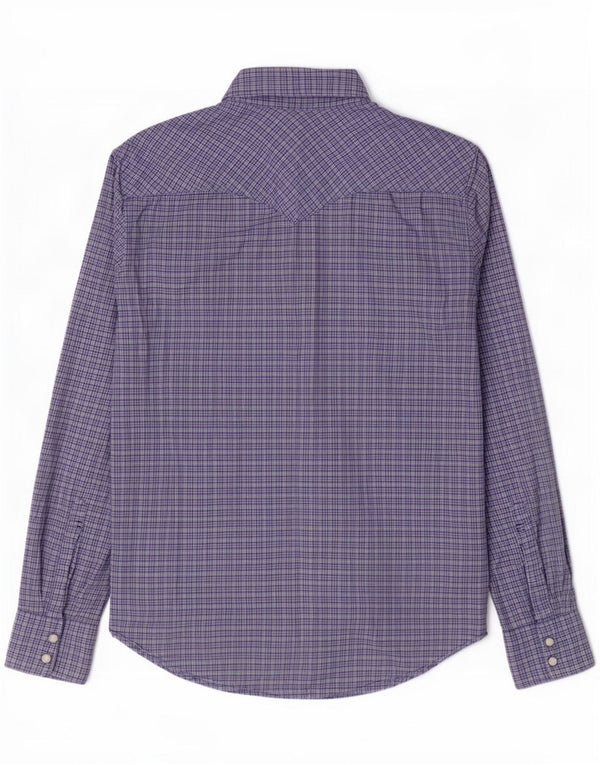 Camicia Levi's da uomo slim fit in cotone a quadri grandi blu