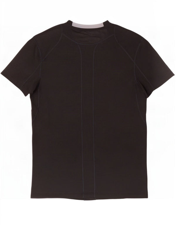 Nike Herre Dri Fit Grafisk T-Shirt Top Medium Sort Polyester