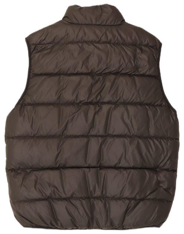 North Sails Mens Padded Reversible Gilet UK 42 XL Grey Polyamide
