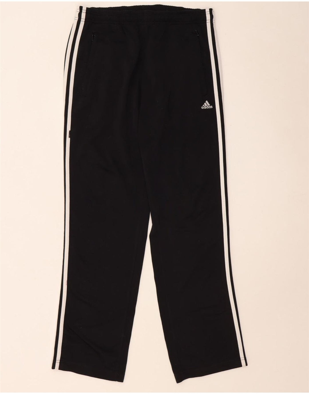Adidas Mens Tracksuit Trousers Small  Black Polyester