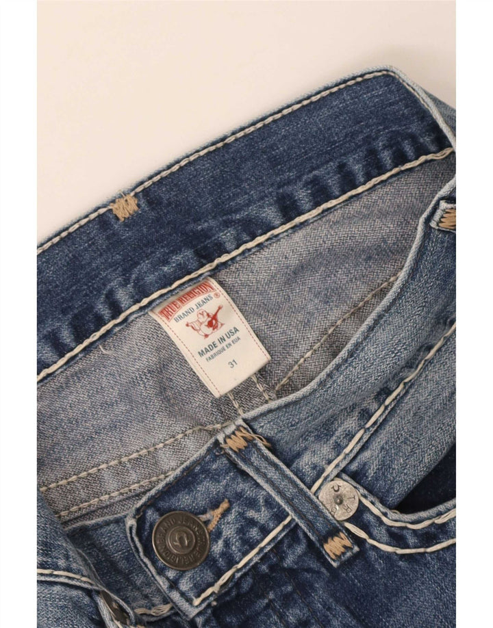 True Religion Jean droit femme W31 L28 bleu coton
