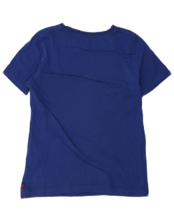T-shirt grafica per ragazzi Levi's Top 11-12 anni in cotone blu