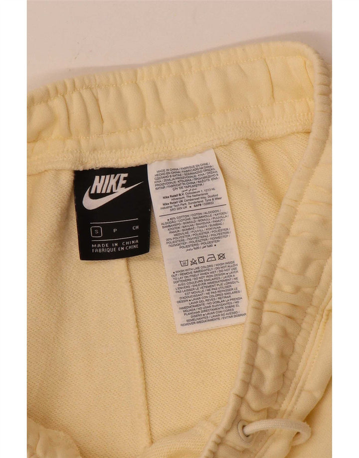 Nike Mens Cargo Tracksuit Trousers Joggers Small Yellow Cotton