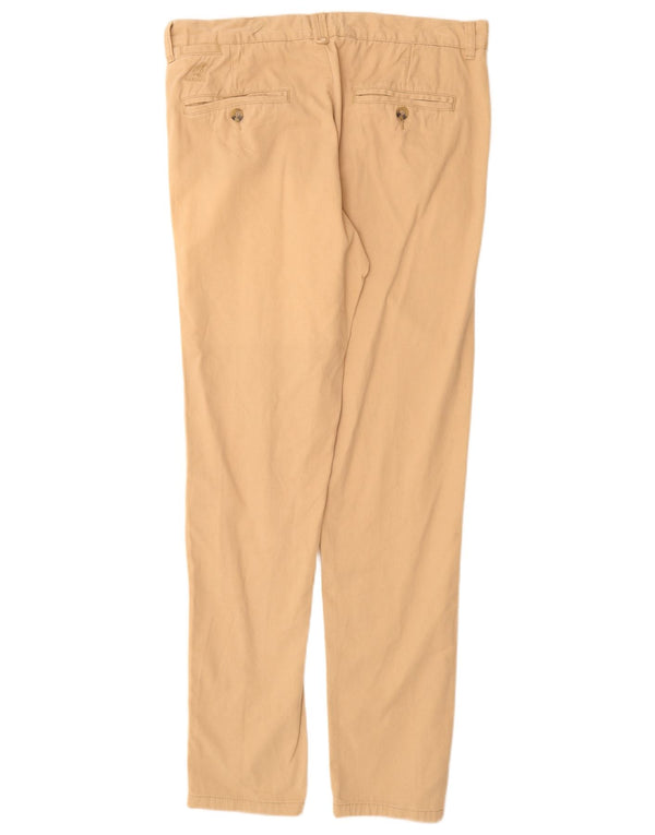 Pantaloni chino slim da uomo Kangol W34 L31 in cotone beige