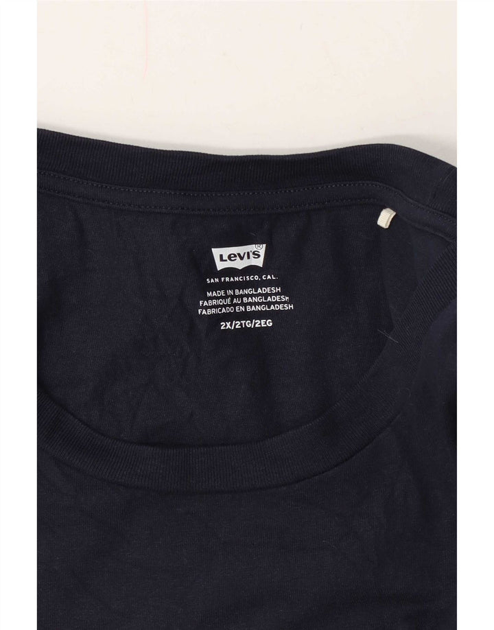 T-shirt grafica da uomo Levi's Top 2XL Blu navy