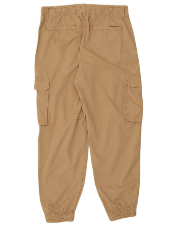 Zara Mens Crop Joggers Cargo Trousers Medium W31 L25 Beige