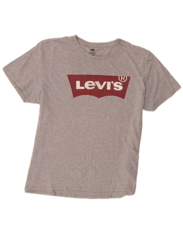 Levi's Camiseta gráfica para hombre Top 2XL Algodón gris