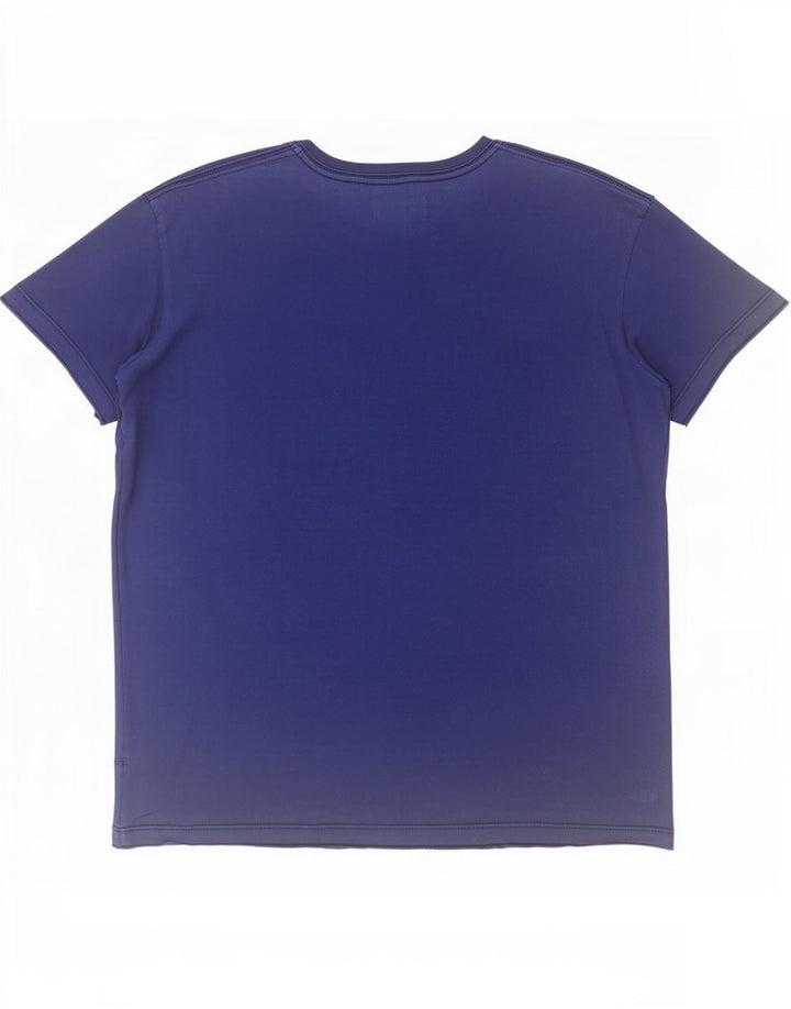 Tricou grafic pentru bărbați Diesel Top mare albastru