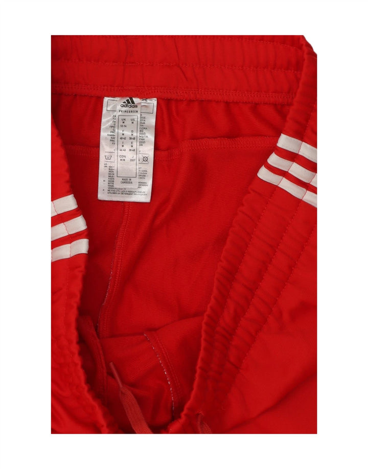 Adidas Womens Tracksuit Trousers UK 12/14 Medium  Red Polyester