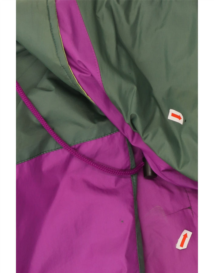 CAMPAGNOLO Mens Hooded Rain Jacket UK 40 Large Multicoloured Colourblock