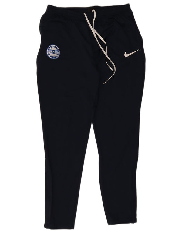 Pantaloni da tuta Nike Dri Fit da uomo, grandi, in poliestere blu navy