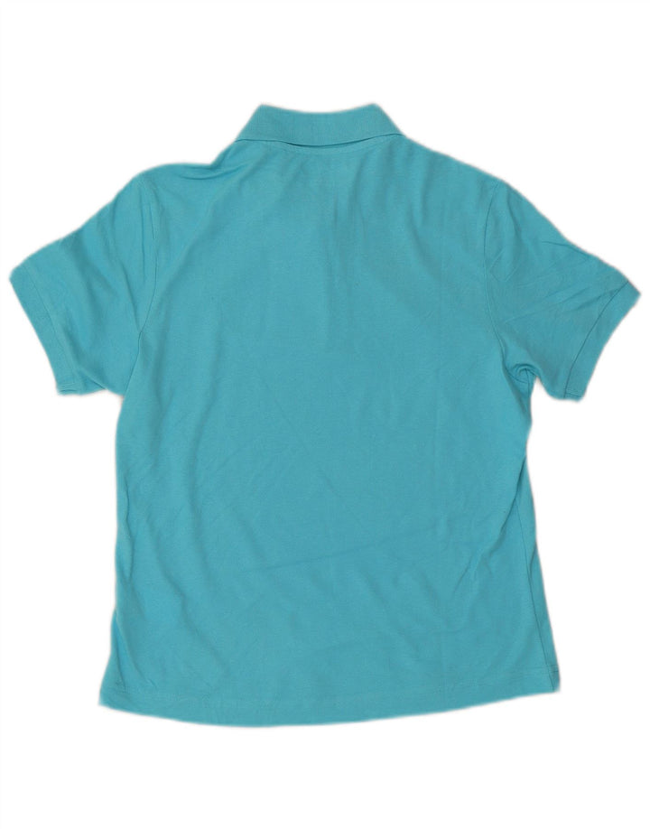 Kappa Dame Regular Fit Polo Shirt UK 14 Medium Blue Bomuld