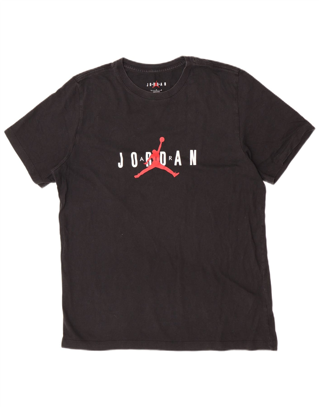 Jordan T-shirt graphique pour homme en coton noir Taille L