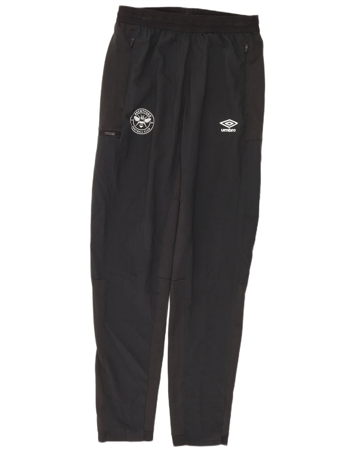 Umbro Mens Brentford FC Cargo Tracksuit Trousers Medium Black Polyester