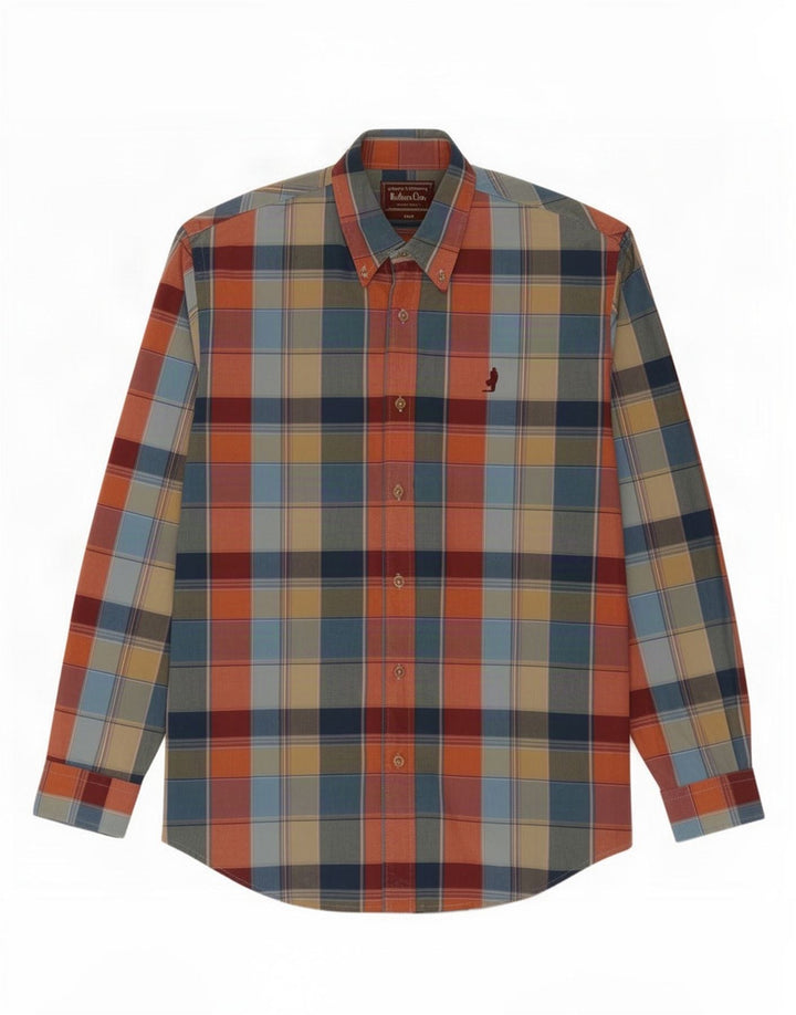 Marlboro Classics Mens Shirt Small Multicoloured Check Cotton