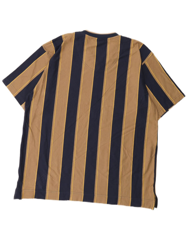 Vintage Mens T-Shirt Top UK 46 XL Beige Cotton