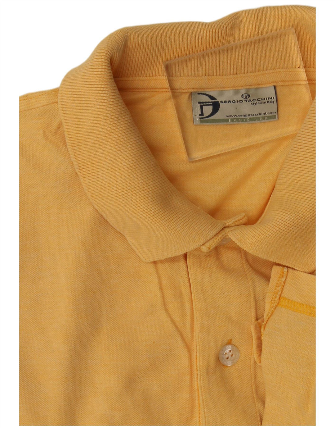 Sergio Tacchini Mens Polo Shirt XL Yellow