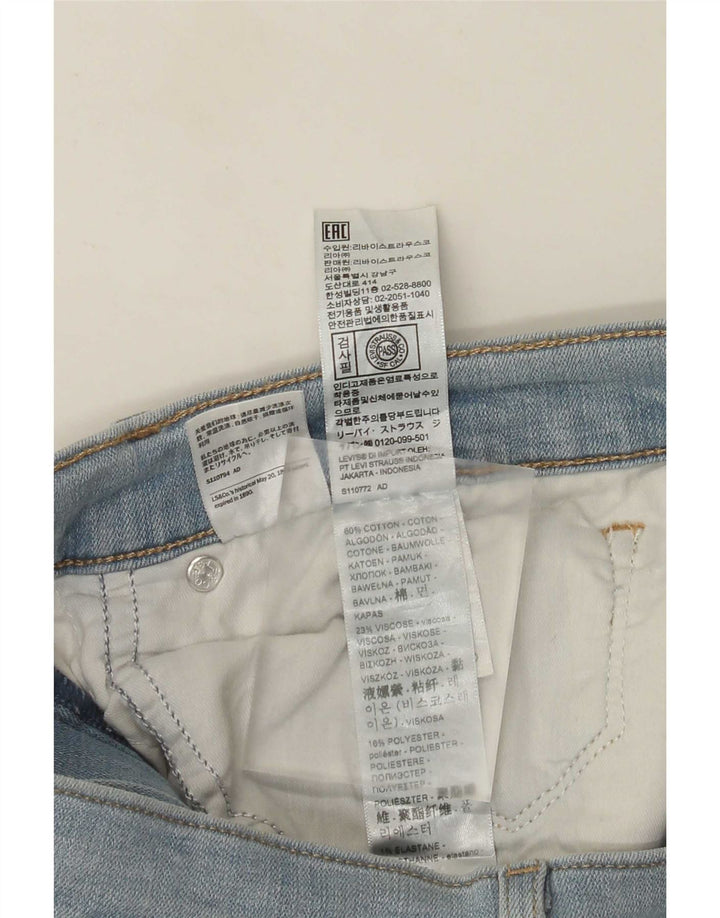 Levi's Womens 315 Shaping Bootcut Jeans W30 L32 Blue Cotton