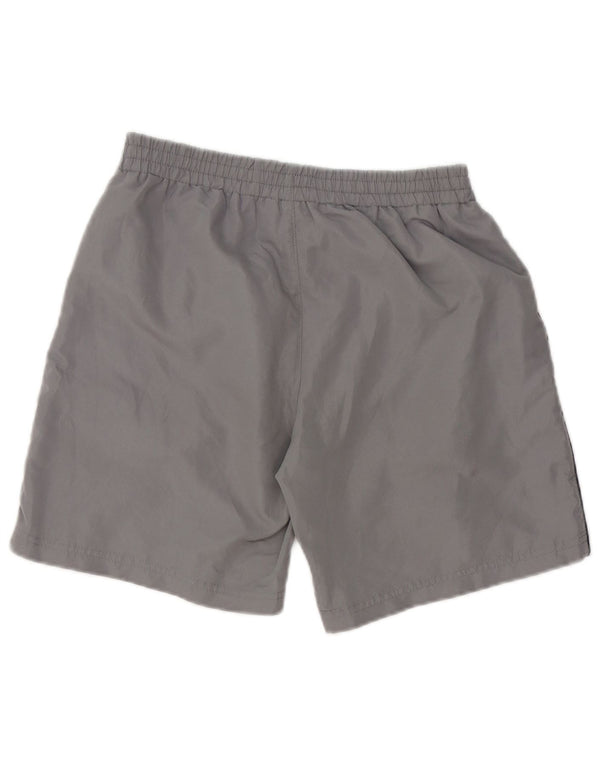 Pantaloncini sportivi da uomo Kappa Small in poliestere grigio