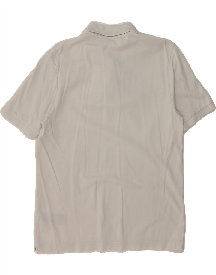 KAPPA Mens Polo Shirt Medium White Cotton Vintage Kappa and Second-Hand Kappa from Messina Hembry 