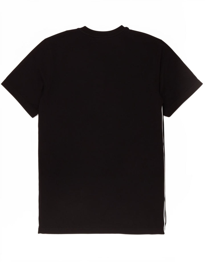 Adidas Herre T-Shirt Top Medium Sort Bomuld