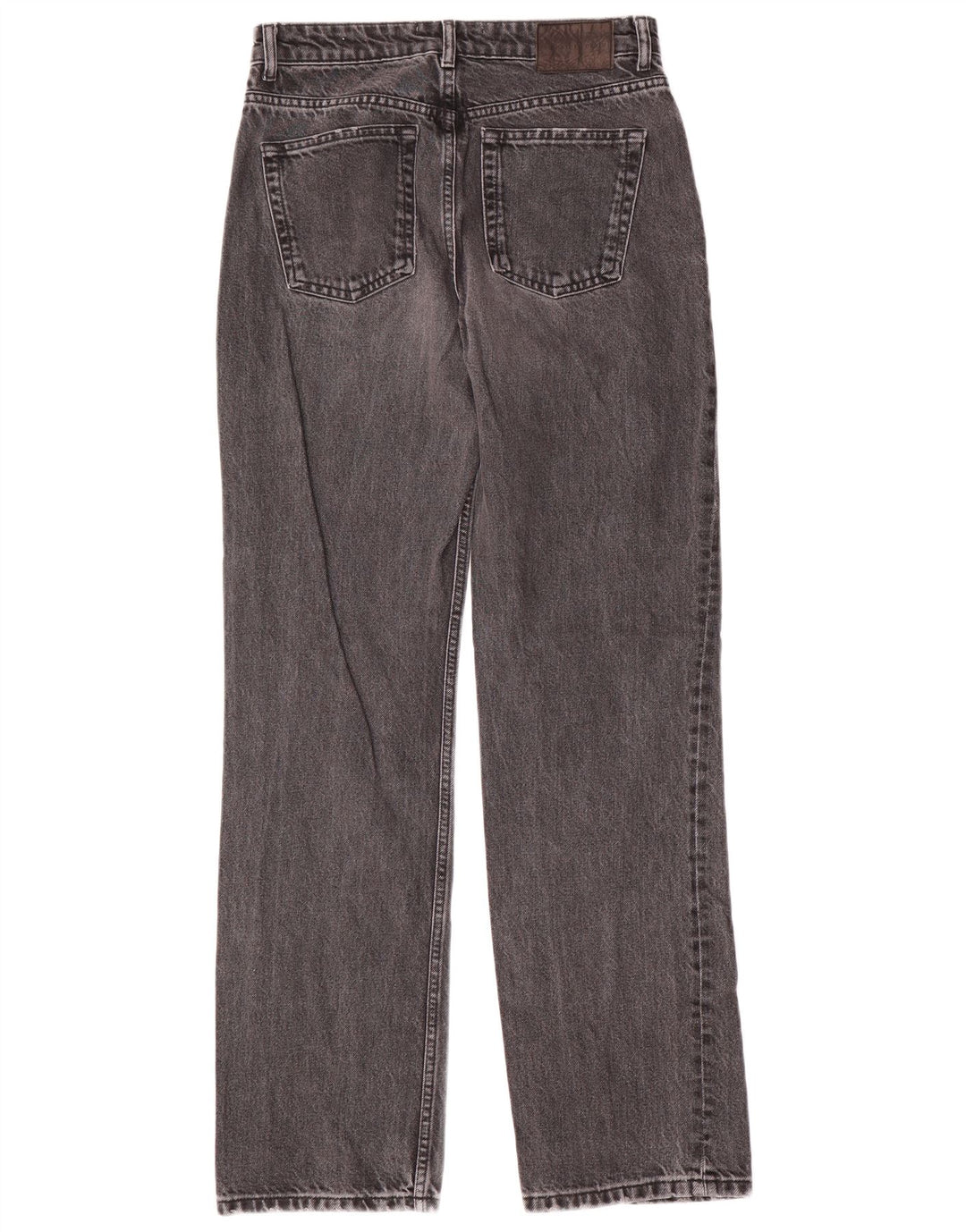 Zara Damen Straight Jeans EU 38 Small W28 L32 Grau
