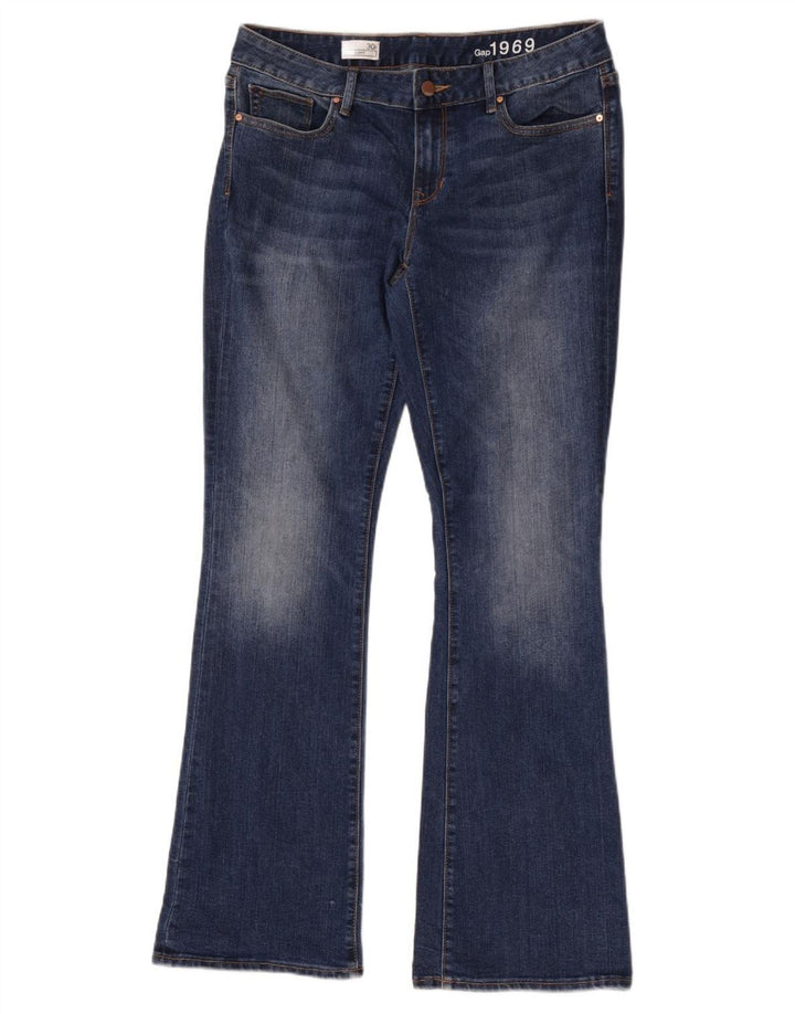 Gap Womens Curvy Bootcut Jeans US 10 Large W30 L33 Blue Cotton