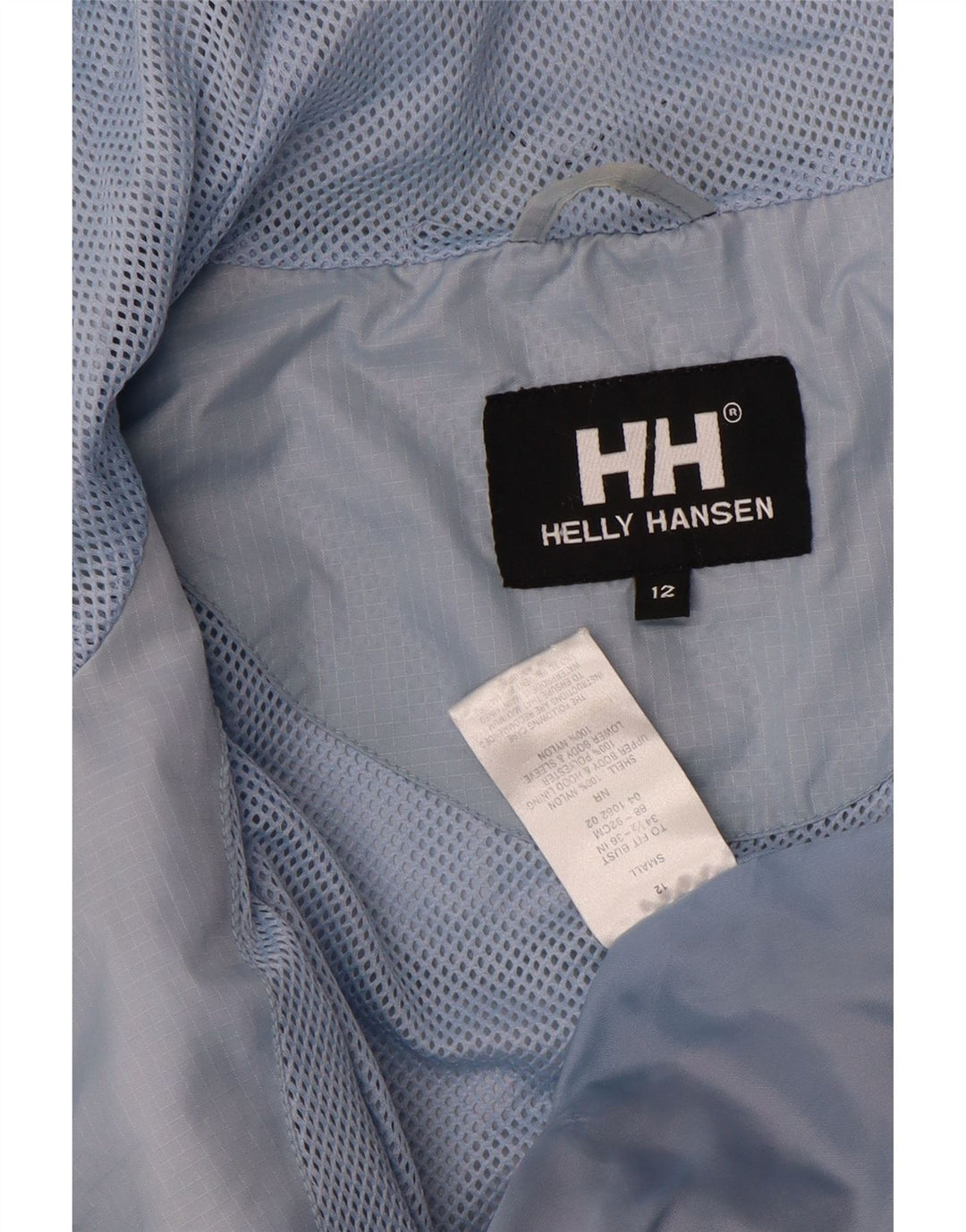 Helly Hansen Jungen-Windjacke mit Kapuze, 11–12 Jahre, blaues Farbblockdesign