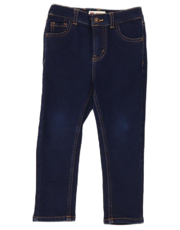 Levi's Jean skinny bébé fille 18-24 mois W20 L14 bleu marine coton