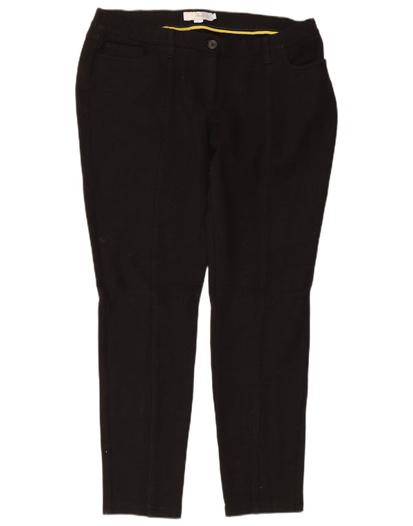 Pantaloni chino slim da donna BODEN UK 16 Large W34 L27 viscosa nera