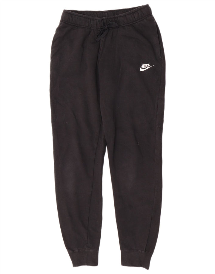 Nike Mens Tracksuit Trousers Joggers Small Black Cotton