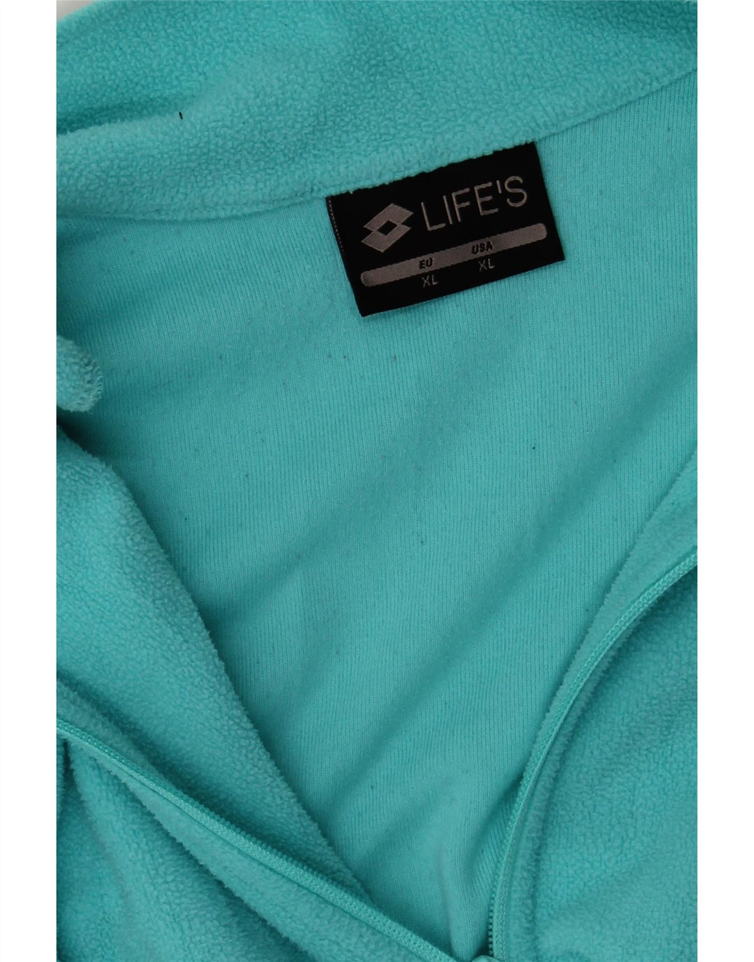 LOTTO Womens Fleece Jacket UK 18 XL Turquoise Vintage Lotto and Second-Hand Lotto from Messina Hembry 