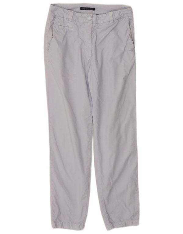 Marks & Spencer Lige Chinobukser til kvinder UK 8 Small W26 L27 Blue