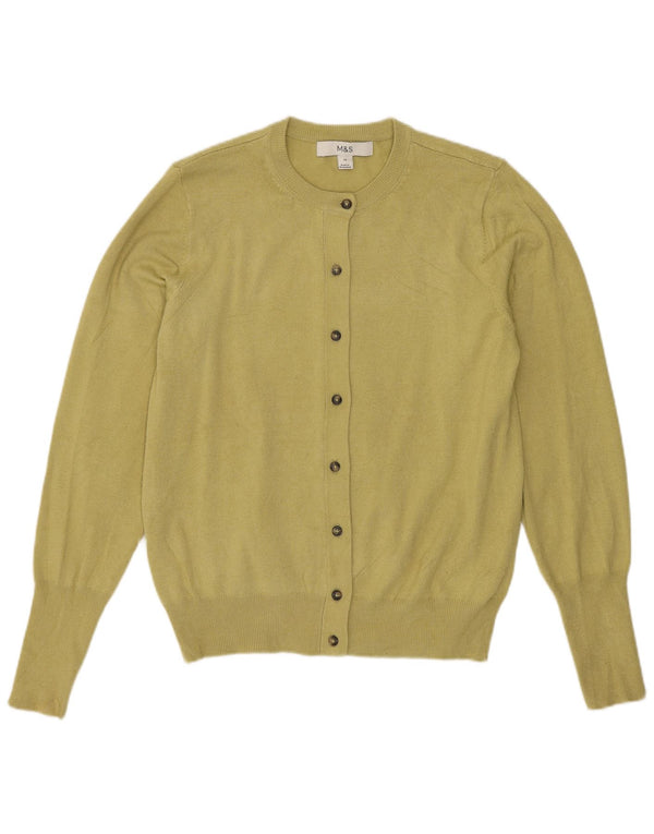 Pulover cardigan pentru femei Marks & Spencer UK 10 Small Green Viscose