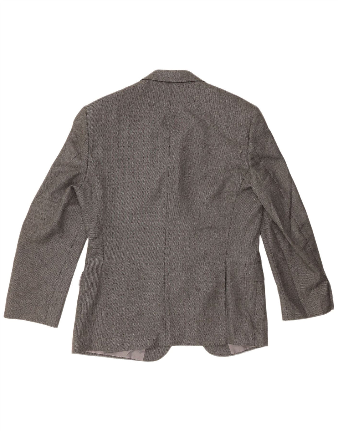 Marks & Spencer Mens 2 Button Blazer Jacket UK 44 2XL Grey Polyester