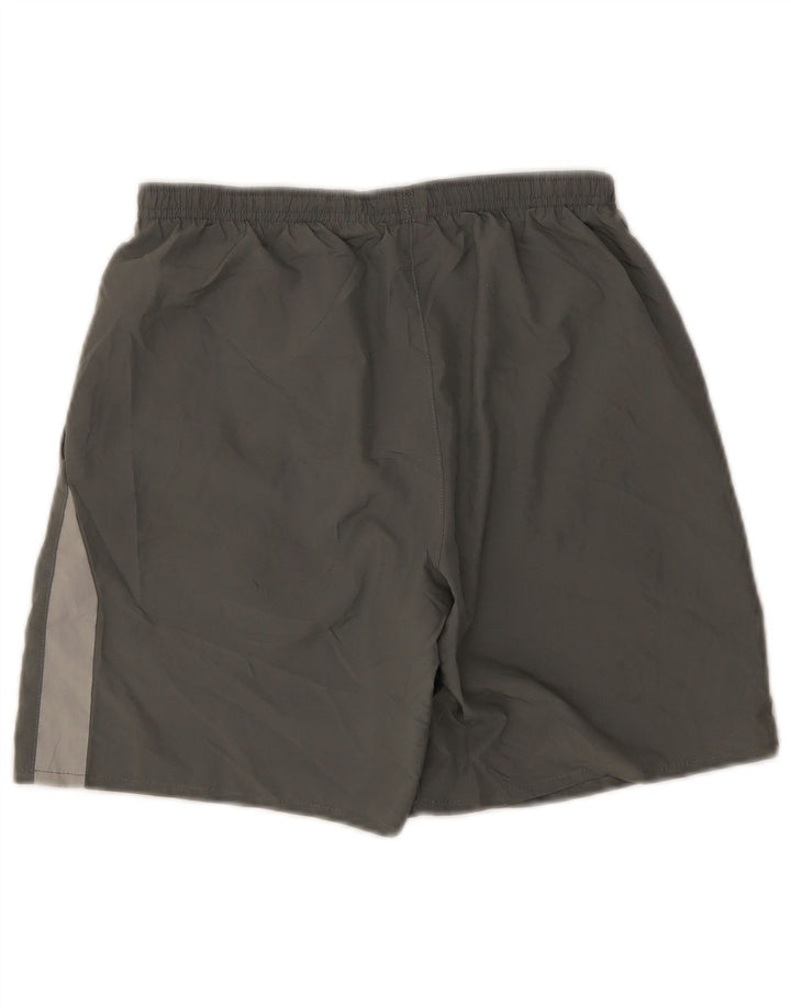 Nike Herren Dri Fit Sportshorts, klein, graues Farbblock-Polyester