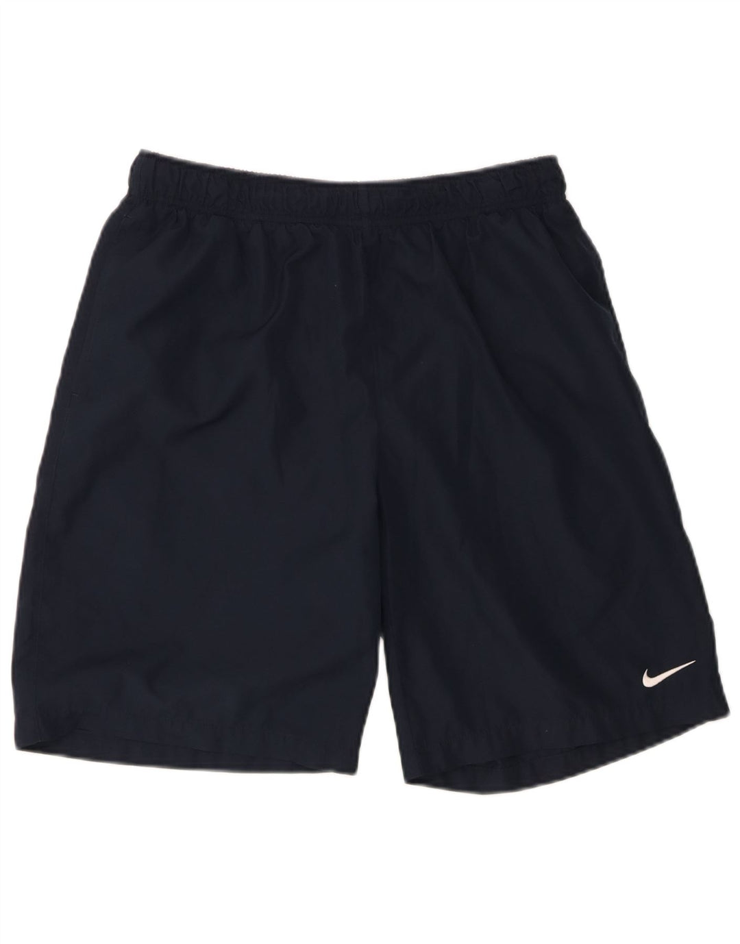 NIKE Mens Graphic Sport Shorts Large  Navy Blue Polyester