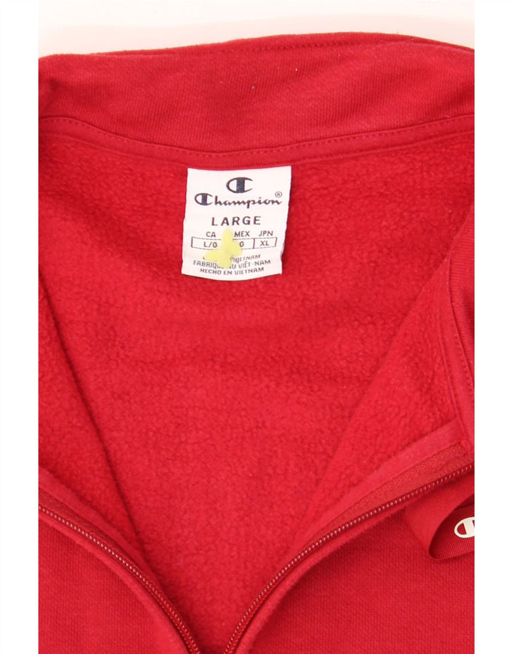 CHAMPION Womens Tracksuit Top Jacket UK 14 Large Red Vintage Champion and Second-Hand Champion from Messina Hembry 