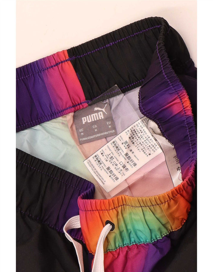 Puma Mens Graphic Tracksuit Trousers Medium Multicoloured Tie Dye Polyester