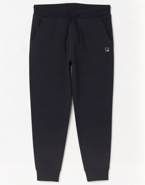 Fila Womens Tracksuit Calças Joggers UK 14 Médio Azul Marinho Algodão
