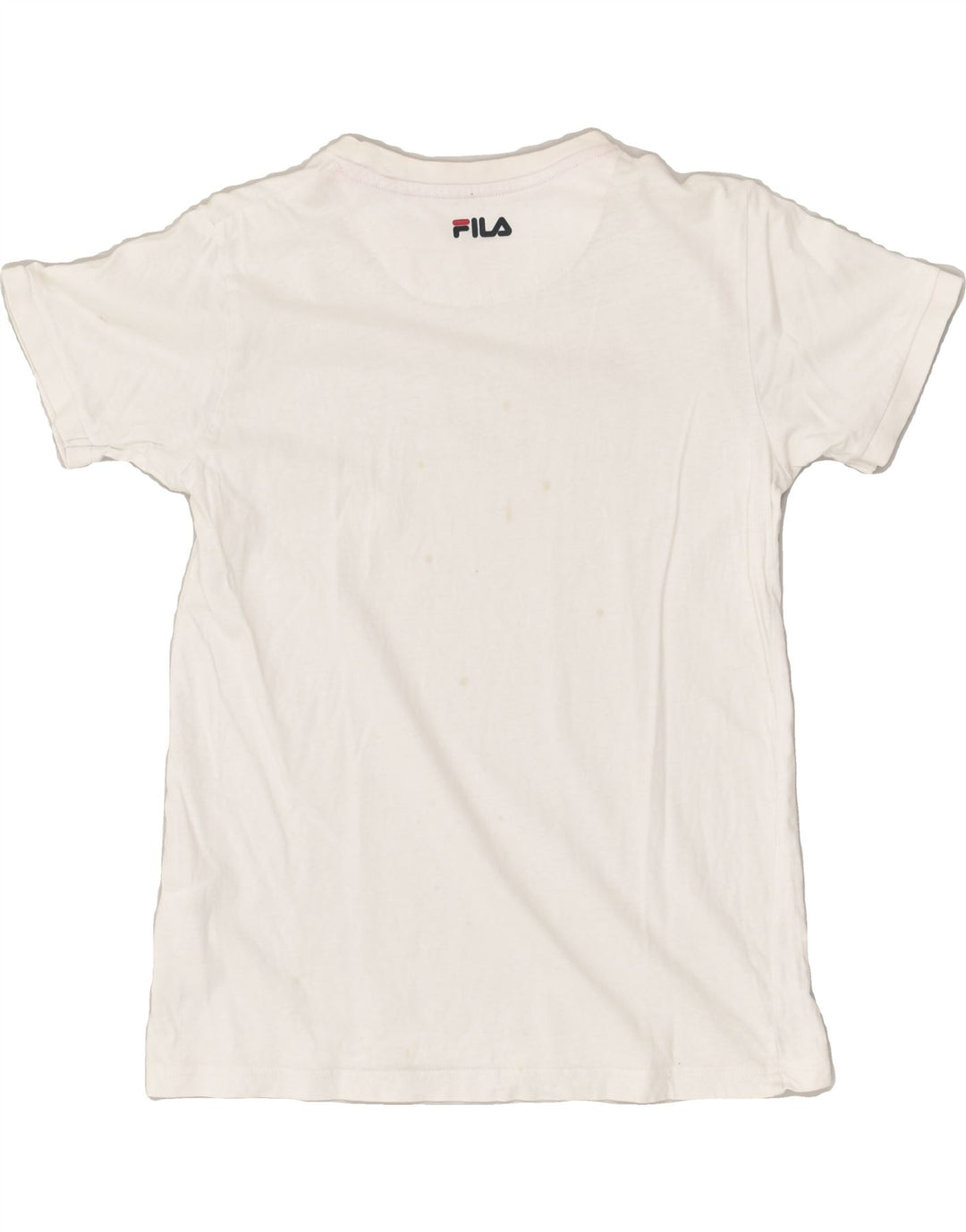 FILA Boys Graphic T-Shirt Top 11-12 Years White Cotton | Vintage Fila | Thrift | Second-Hand Fila | Used Clothing | Messina Hembry 