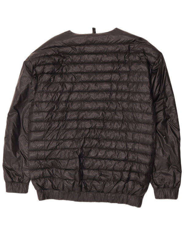 Adidas Chaqueta acolchada para hombre UK 38 Medium Black Nylon