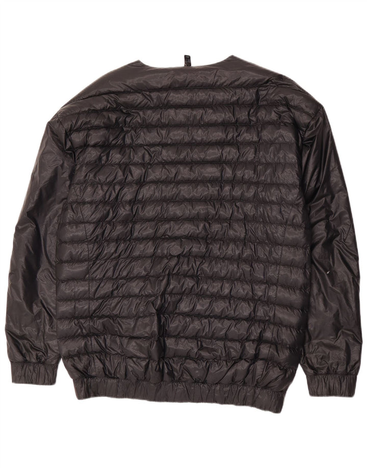 Adidas Chaqueta acolchada para hombre UK 38 Medium Black Nylon